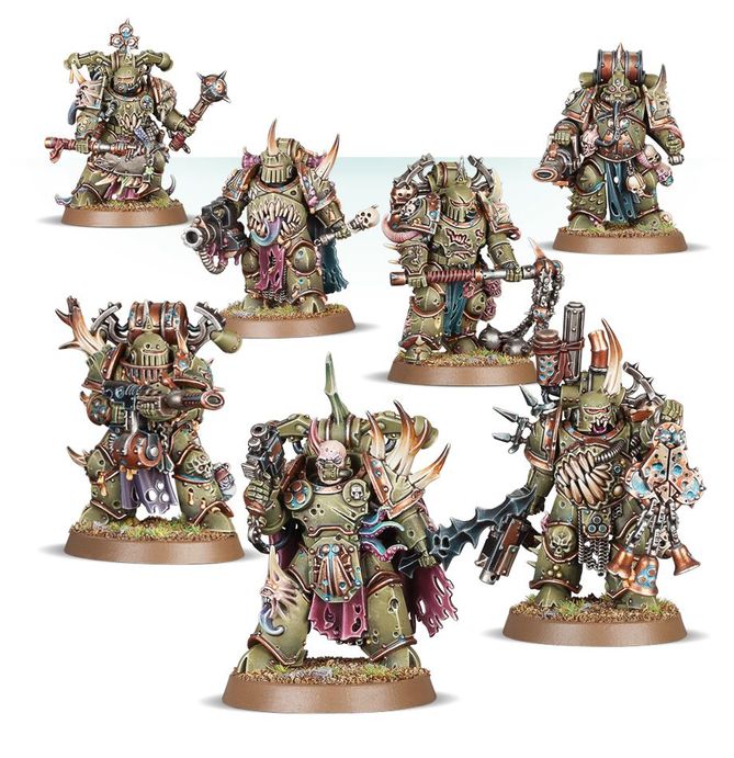 Warhammer 40k: Death Guard Plague Marines