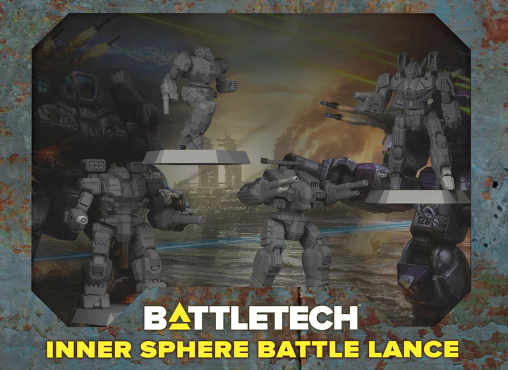 Battletech: Inner Sphere Direct Fire Lance Minitures Pack