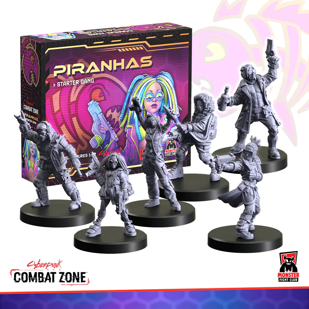 Cyberpunk RED: Combat Zone - Piranhas Starter Gang