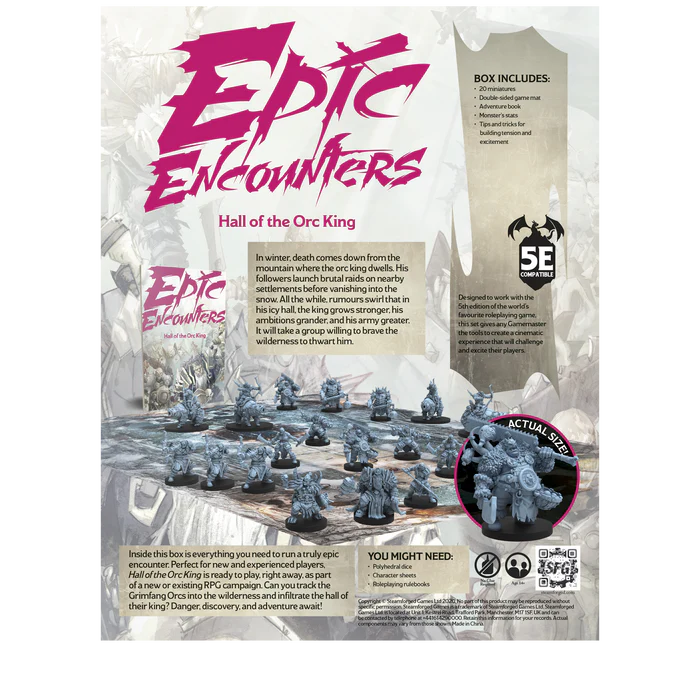Epic Encounters; Hall of the Orc King