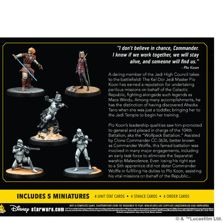 Star Wars Shatterpoint: Lead by Example Squad Pack