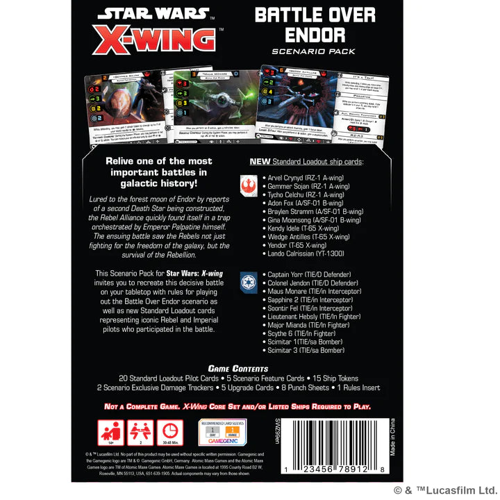 Star Wars: X-Wing 2nd Ed: Battle Over Endor Scenario Pack