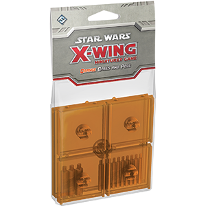Star Wars: X-Wing - Orange Bases and Pegs