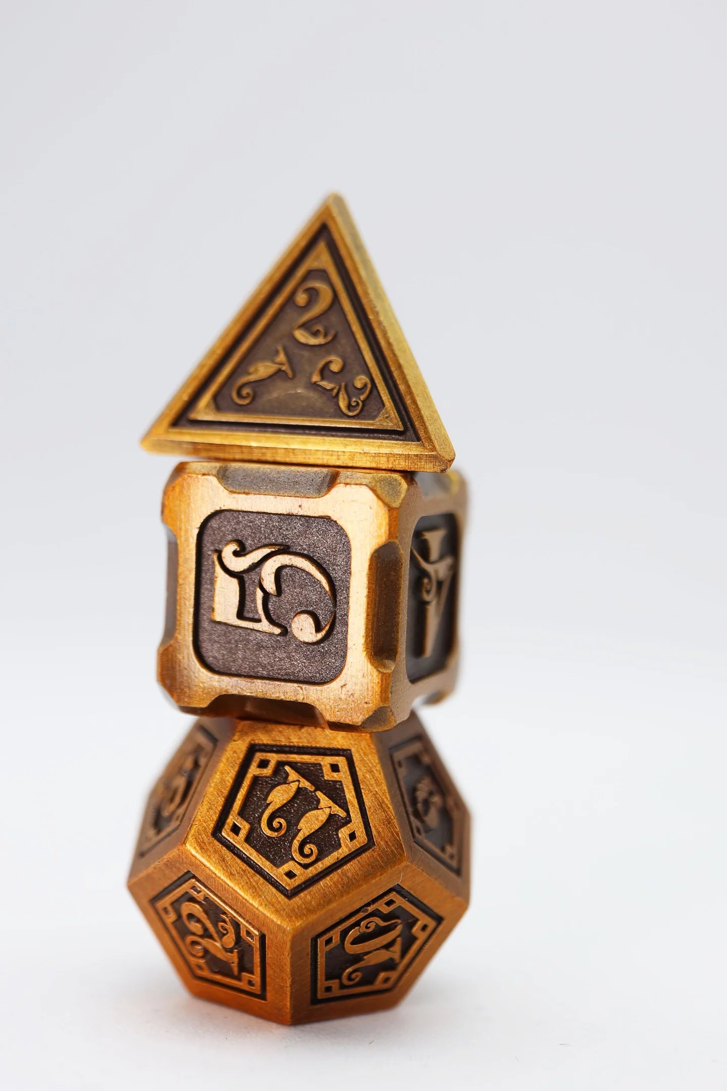 Metal RPG Dice Set