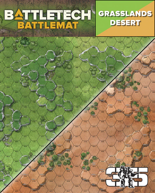 BattleTech Battle Mat: Grasslands Desert