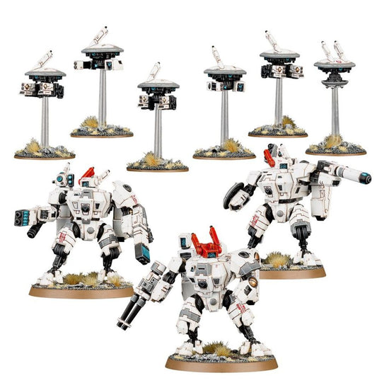 T'au Empire: Crisis Battlesuit Team