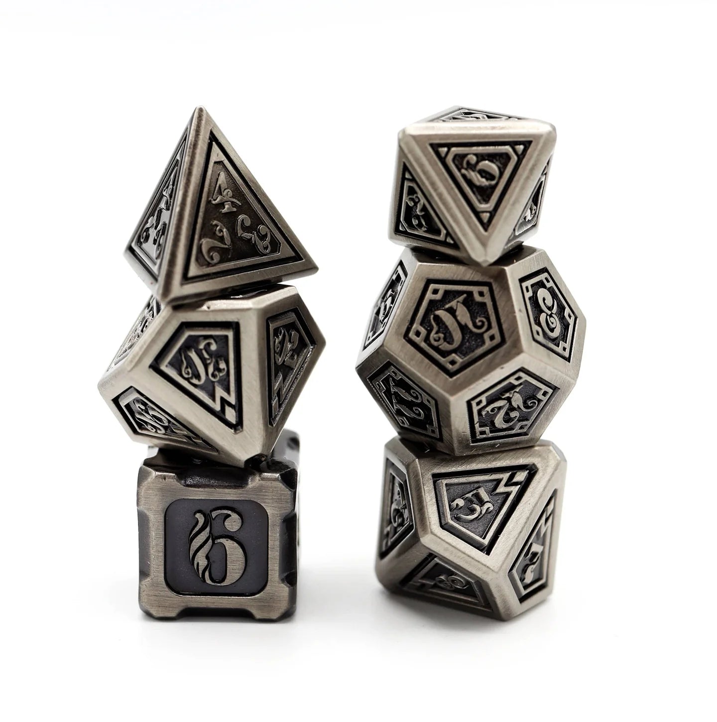 Metal RPG Dice Set