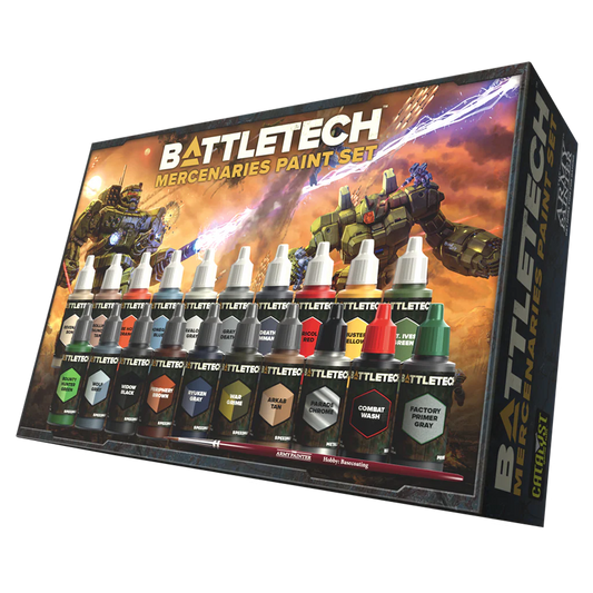 Battletech Mercenaries Paint Set