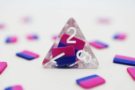 Pride Flag RPG Dice