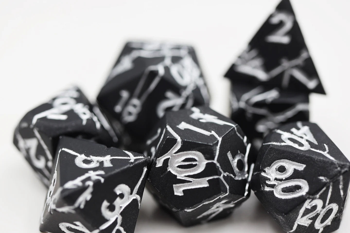 Metal RPG Dice Set