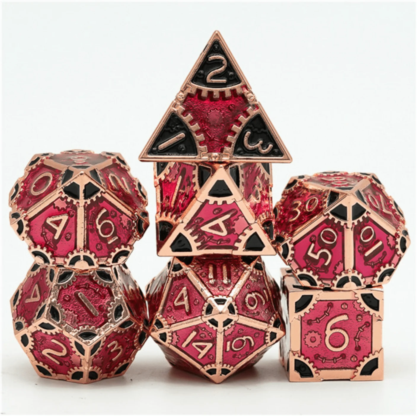 Metal RPG Dice Set