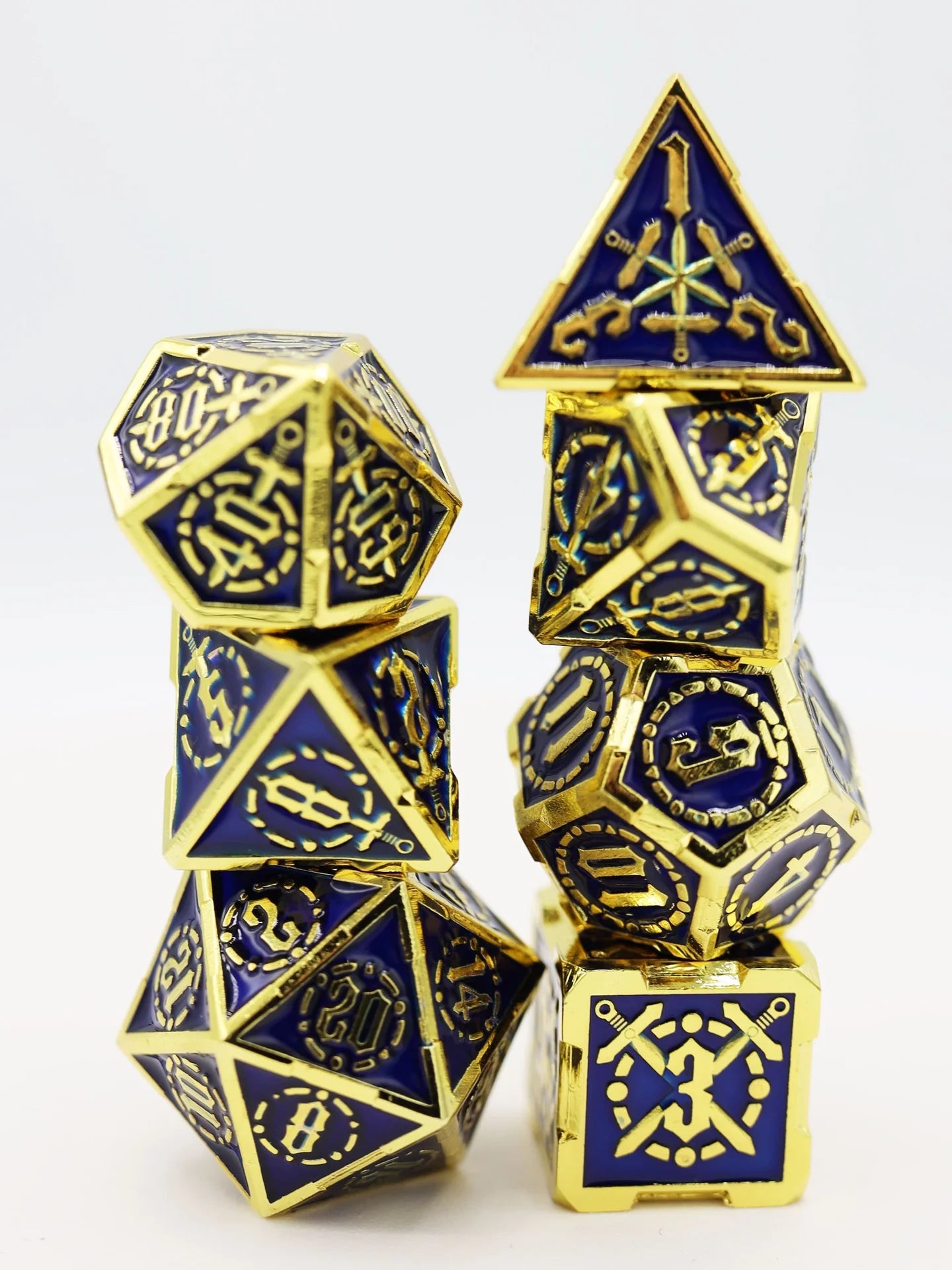 Metal RPG Dice Set