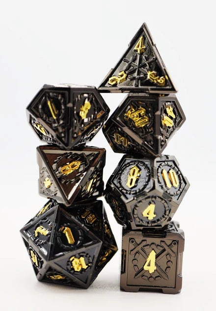 Metal RPG Dice Set