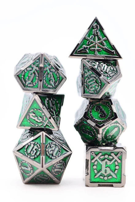 Metal RPG Dice Set