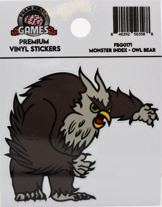 Monster Index Stickers: Owl Bear