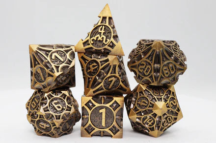 Metal RPG Dice Set