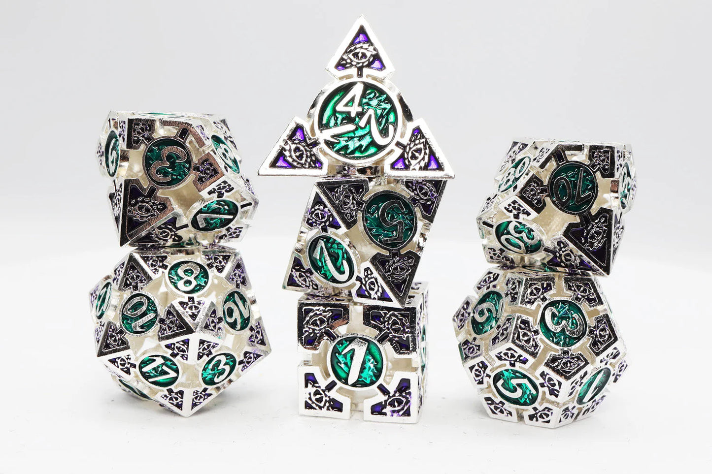 Metal RPG Dice Set