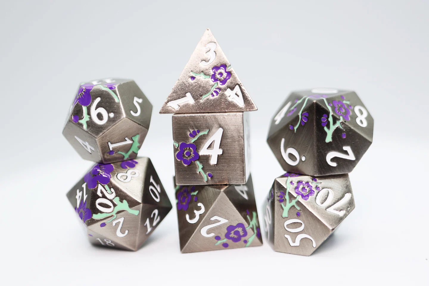 Metal RPG Dice Set