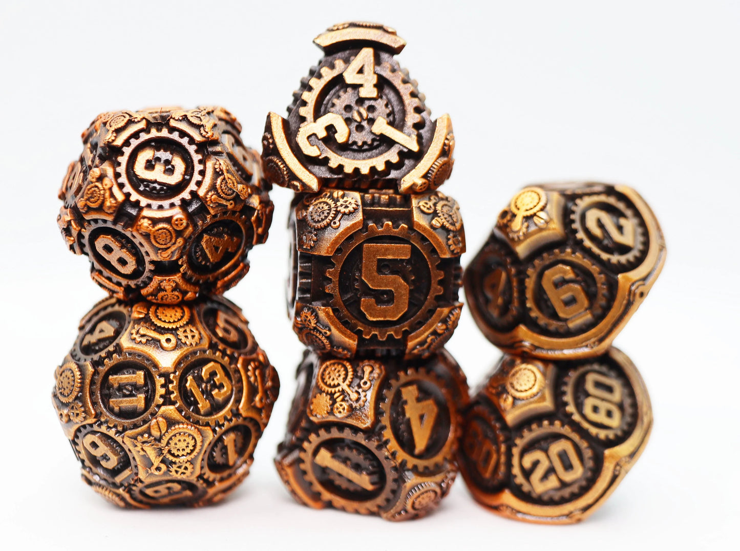 Metal RPG Dice Set