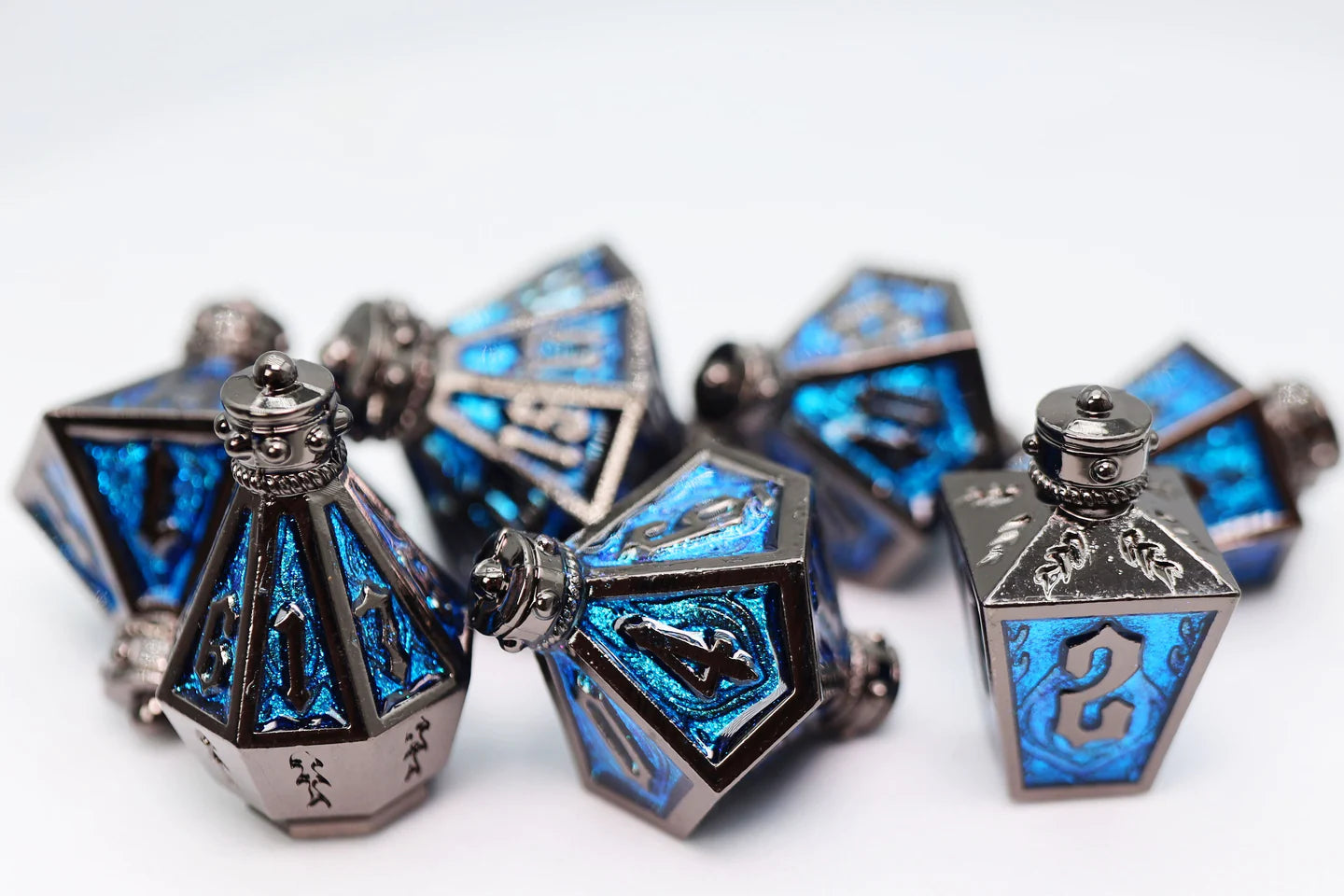 Metal RPG Dice Set