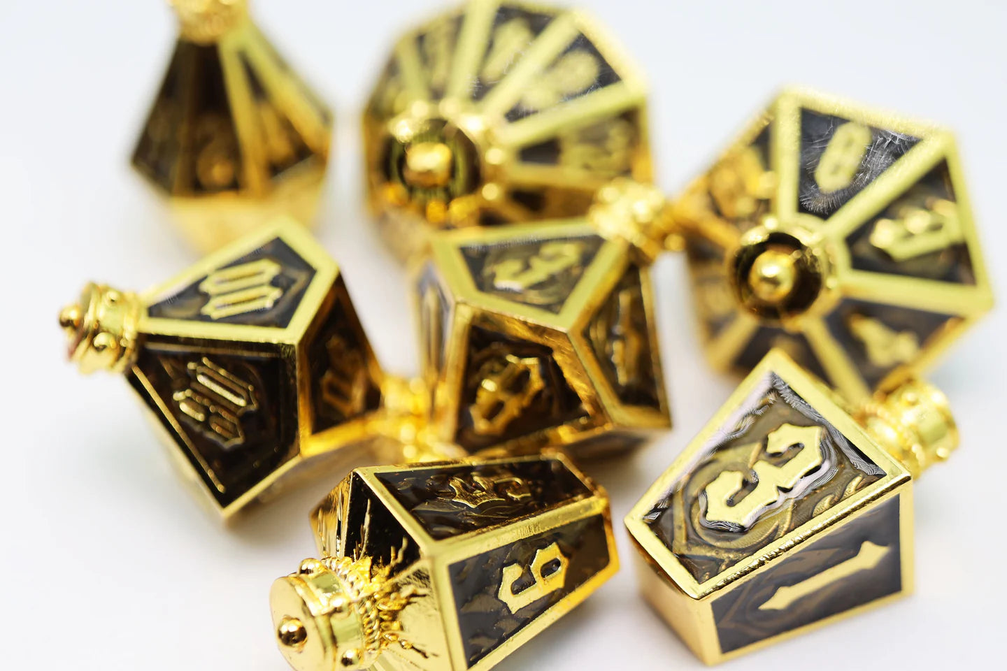 Metal RPG Dice Set