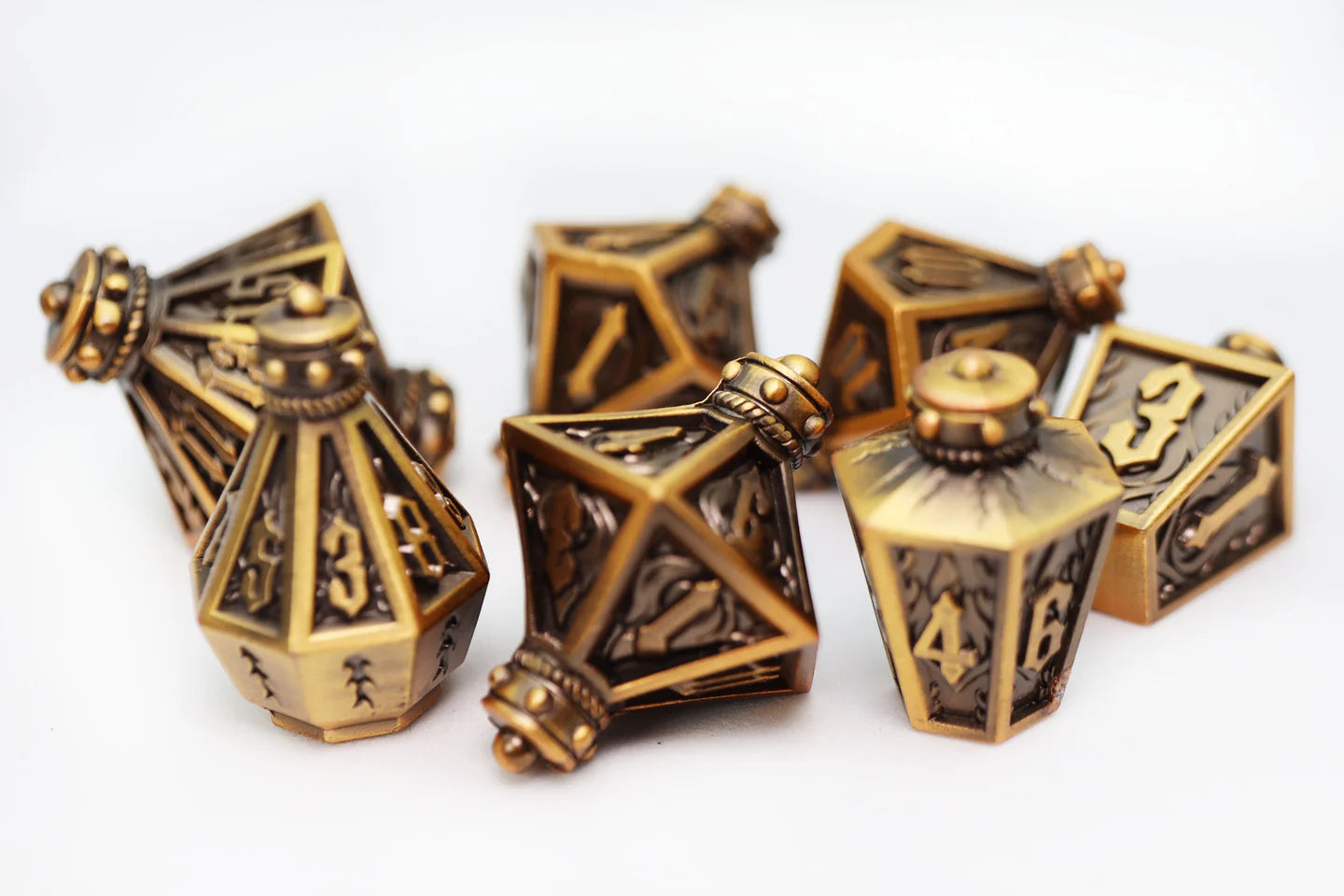 Metal RPG Dice Set