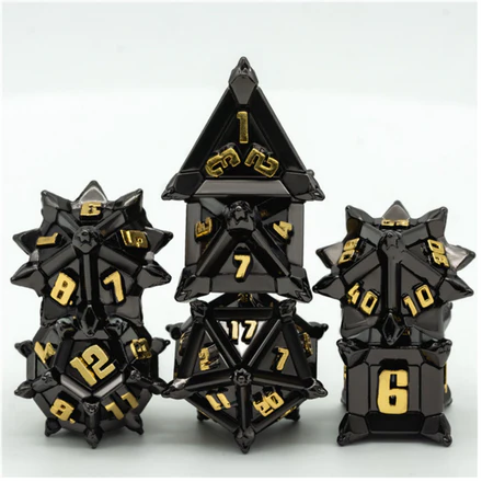 Metal RPG Dice Set