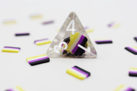 Pride Flag RPG Dice