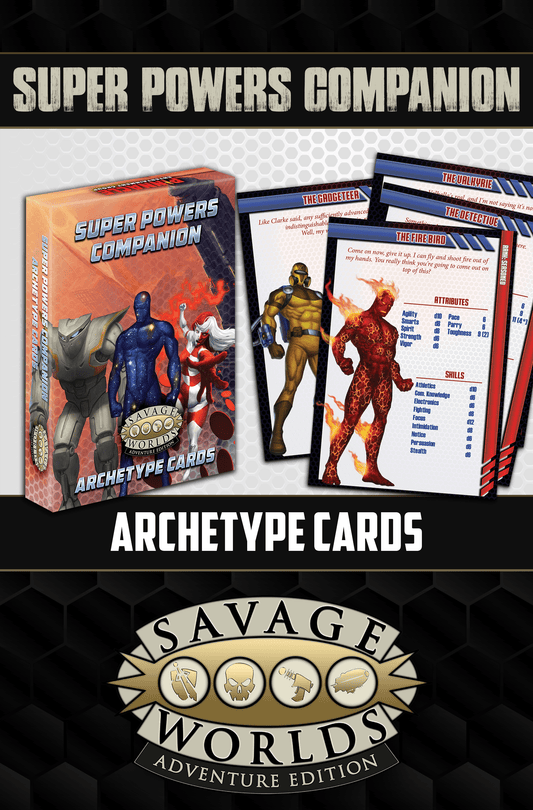 Savage Worlds: Super Power Archetype Cards
