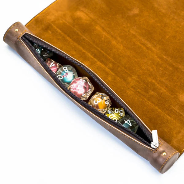 Roll Up Leatherette Dice Mat