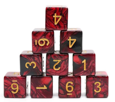 12 Piece D6's