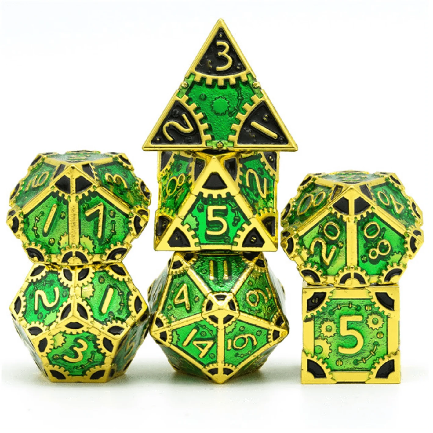 Metal RPG Dice Set