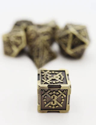 Metal RPG Dice Set