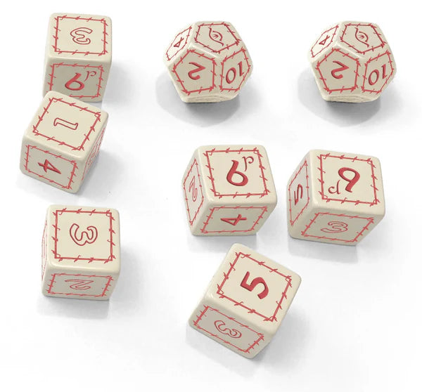 The One Ring™ White Dice Set