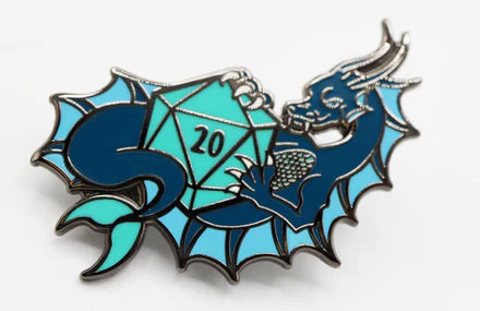 Dice Dragon Pin