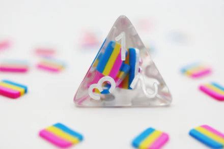 Pride Flag RPG Dice