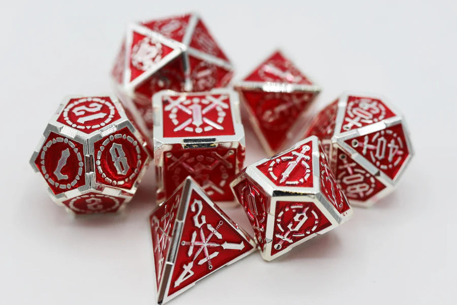 Metal RPG Dice Set