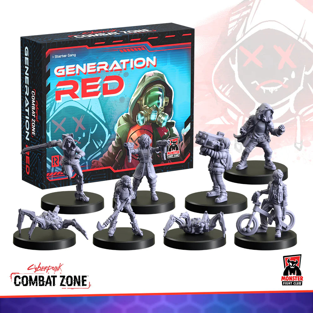 Cyberpunk RED: Combat Zone - Generation Red Starter Gang